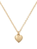 Ted Baker heart pendant necklace gold tone plated brass (British brand)