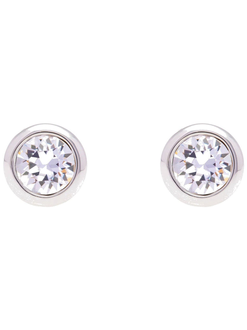 Ted Baker silver tone crystal stud earrings (British brand)