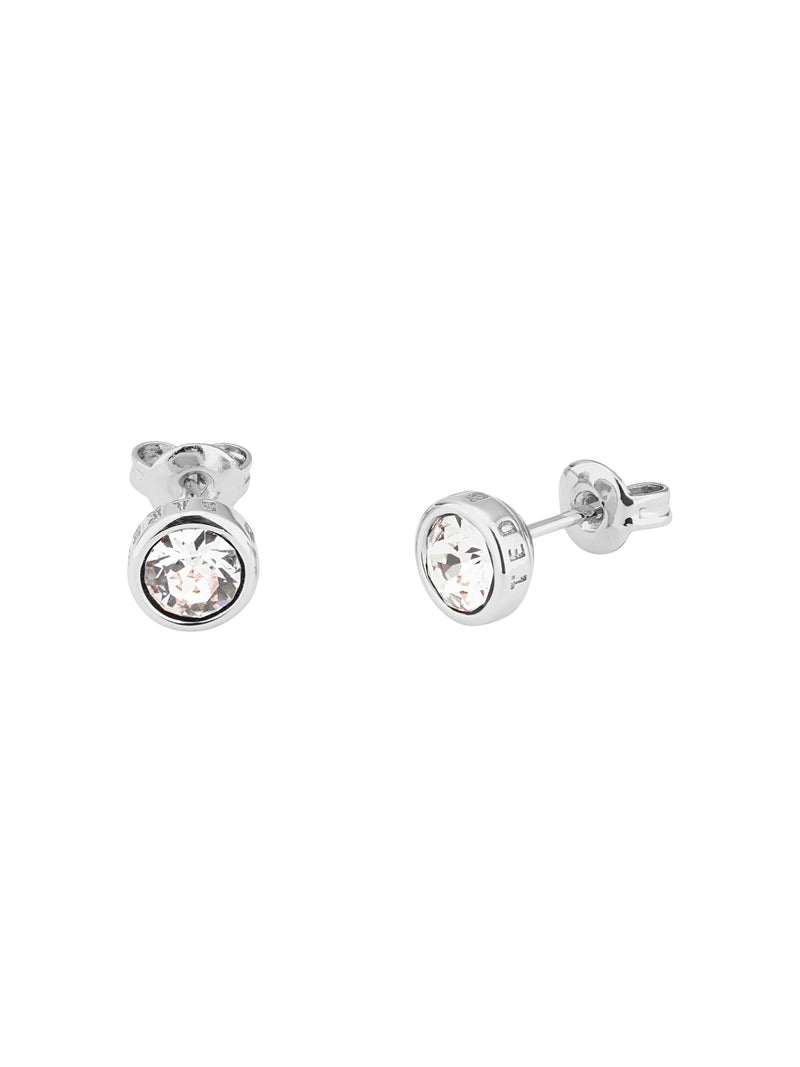 Ted Baker silver tone crystal stud earrings (British brand)