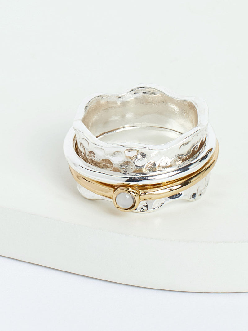 Silver Plated Spinning Ring