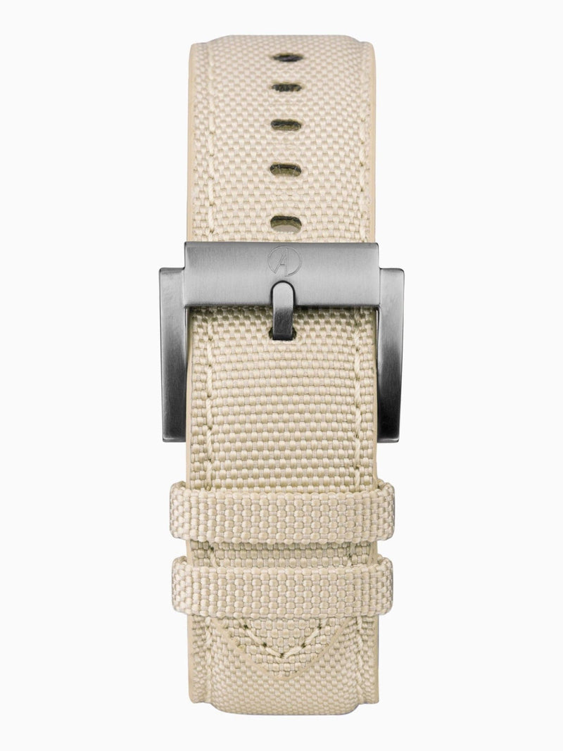 Accurist Mens Cream Origin Canvas Strap Chronograph Watch