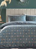 Bee Deco duvet cover set with pillowcases, double size - British product