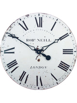 Brookpace Lascelles Cream Open Faced London Clockmaker Wall Clock Large
