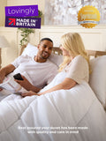 Slumberdown Made For You Two dual tog white duvet (British brand)