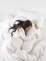 Snuggledown V Shape Firm White Support Pillow