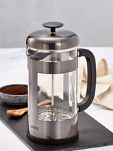 Stellar Judge Grey 8 Cup Glass Cafetiere