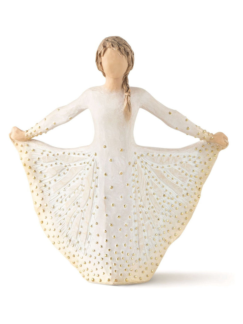 Willow Tree Cream Butterfly Ornaments Figurine