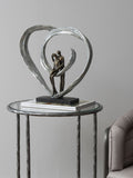 Bronze couple in love sculpture 35cm, UK version