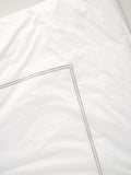 Satin stitch flat sheet 100% cotton (British brand)