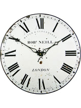 Neill of London Brookpace Lascelles Cream Open Faced Wall Clock 36cm