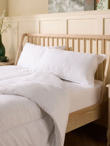 Slumberdown Anti Allergy Medium Back Sleeper White Pillows Set of 2