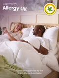 Slumberdown anti allergy medium back sleeper white pillows set of 2 (British brand)