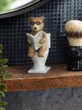 Natural Bertie Bear Bathroom Ornament