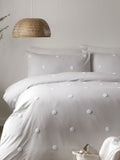 Appletree Silver Dot Garden duvet cover and pillowcase set - British product