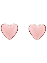 Ted Baker Tiny Heart Stud Earrings Rose Gold Plated Brass
