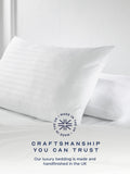 Snuggledown 2 Pack Medium Support White Pillows (British brand)