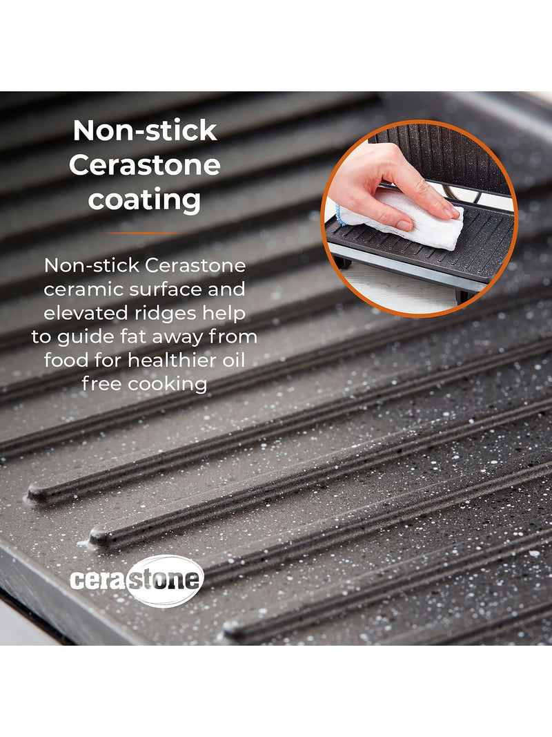 Tower Silver Panini Grill 750W (British brand)