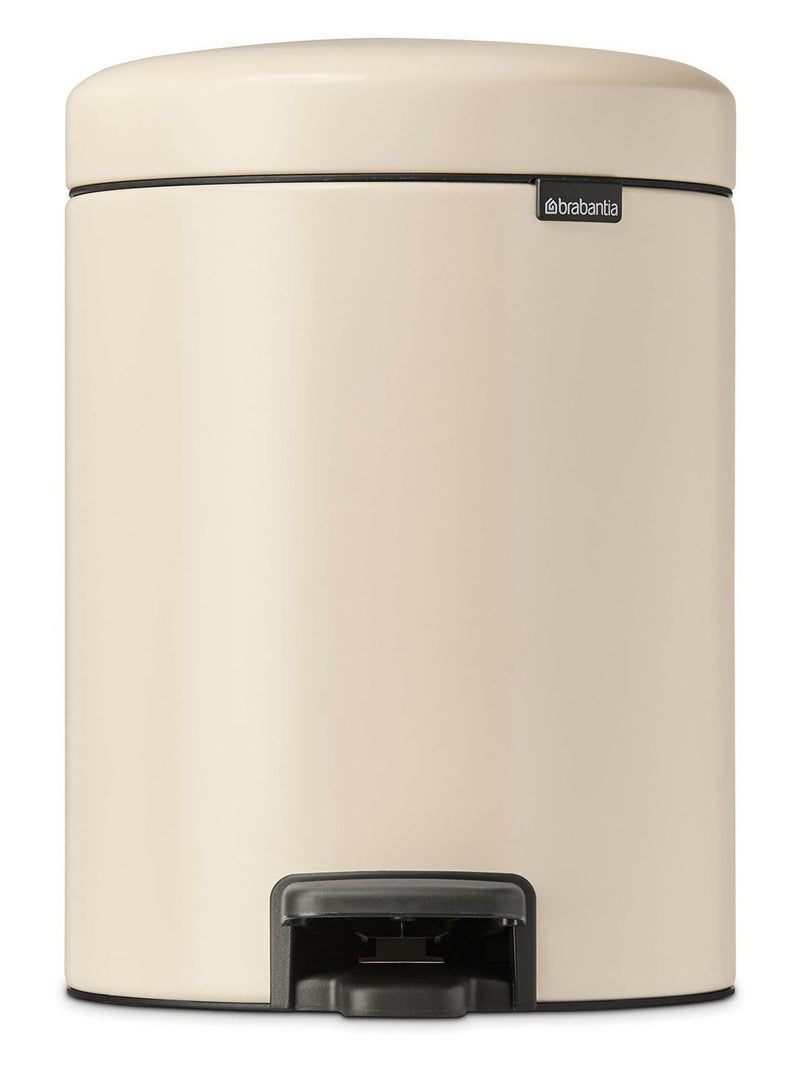 Brabantia cream pedal bin 5L - British product