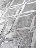 Soiree Silver Belfort Jacquard Duvet Cover Set