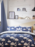 Peter Rabbit™ Blue Sleepy Head Timeless Printed Duvet Cover and Pillowcase Set