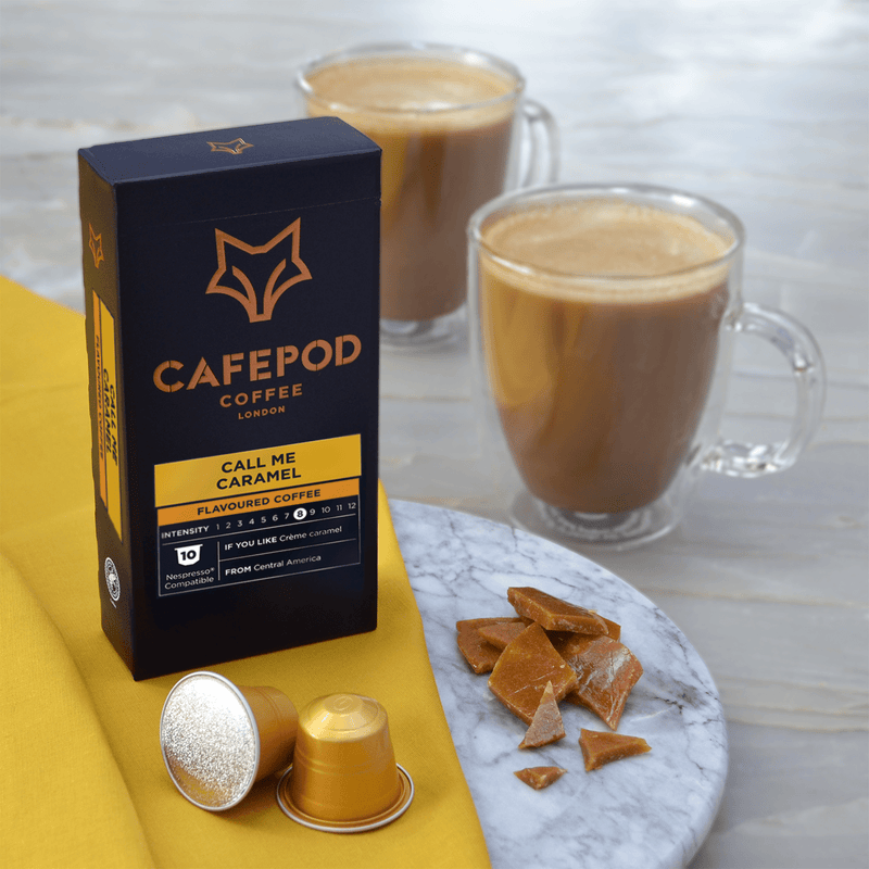 Call Me Caramel coffee beans - British product