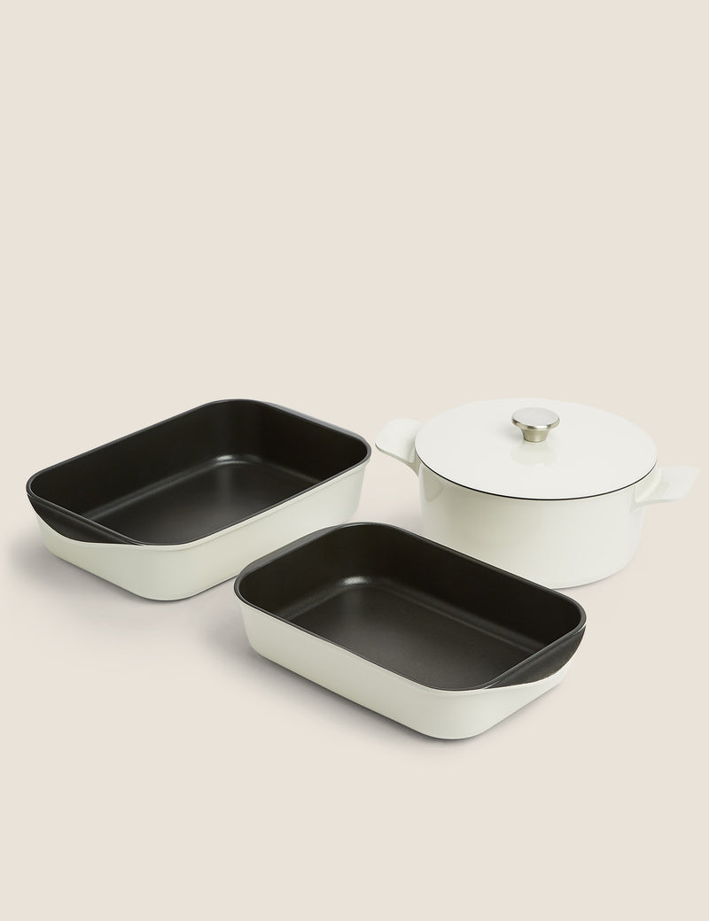 Cast aluminium casserole dish 5L - British product