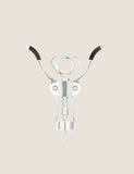 Stainless steel corkscrew with bottle opener - British product
