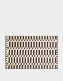 Cotton blend geometric quick dry bath mat 50 x 80cm - British product