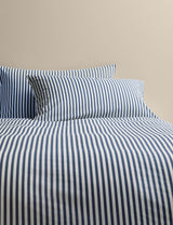 Cotton Blend Striped Bedding Set