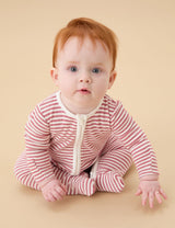MORI Cotton Blend Zip Sleepsuit Baby Sleepsuit 0-24 Mths