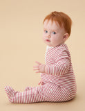 MORI Cotton Blend Zip Sleepsuit 0-24 Mths - British product