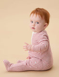 MORI Cotton Blend Zip Sleepsuit 0-24 Mths - British product
