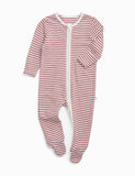MORI Cotton Blend Zip Sleepsuit 0-24 Mths - British product