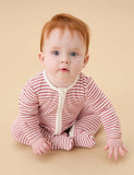 MORI Cotton Blend Zip Sleepsuit 0-24 Mths - British product