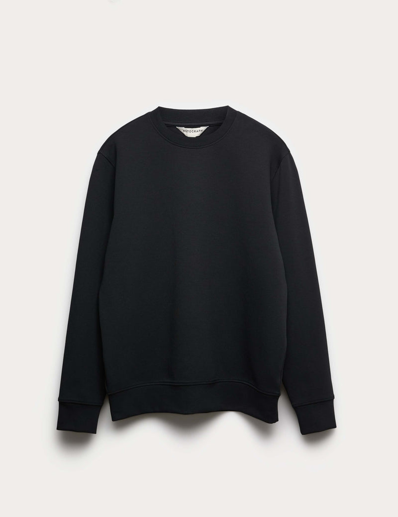 Autograph cotton rich crew neck sweatshirt - British product