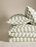 Cotton rich geometric bedding set - British product