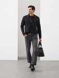 Autograph cotton-rich half zip sweatshirt - British product