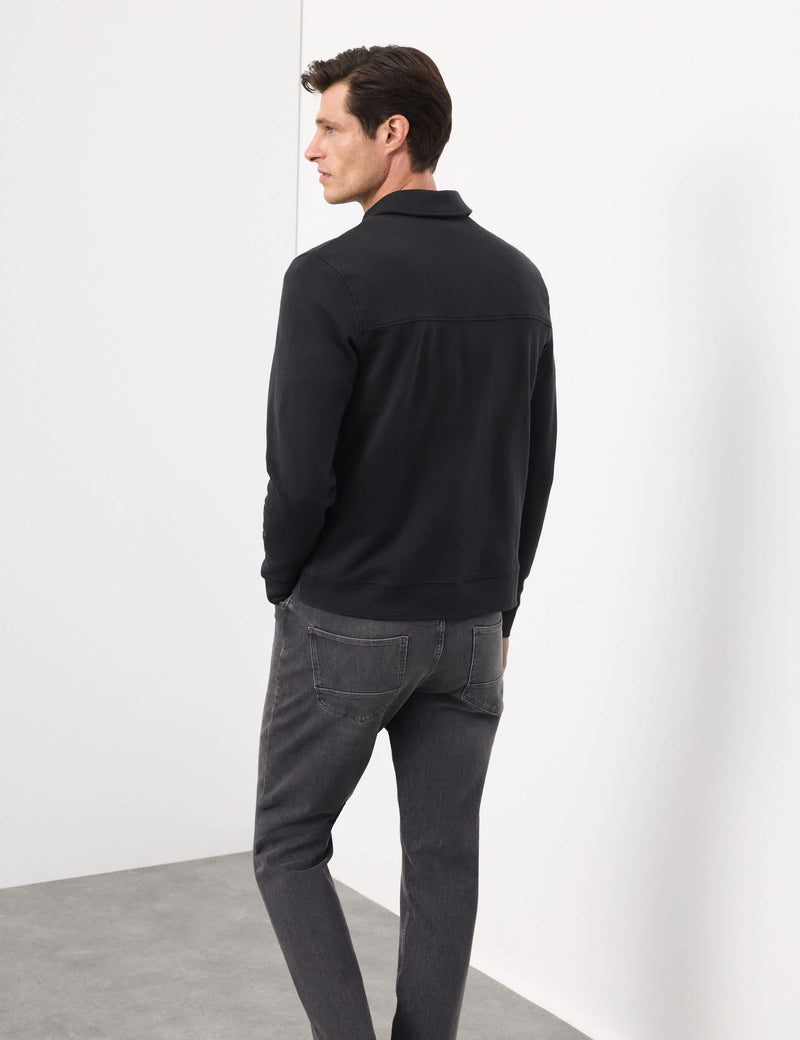 Autograph cotton-rich half zip sweatshirt - British product