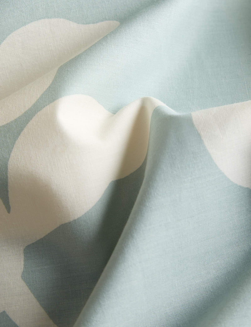 Cotton-rich silhouette floral bedding set - British product