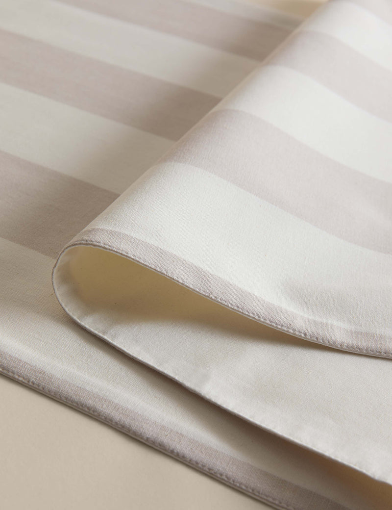 Cotton Rich Striped Table Runner