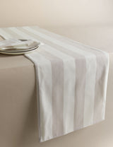 Cotton Rich Striped Table Runner