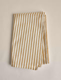 Cotton with Linen Striped Tablecloth