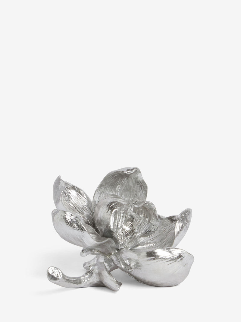 Silver Decorative Flower Ornament