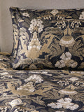 Laurence Llewelyn-Bowen Black Suburban Jungle duvet cover and pillowcase set, UK version