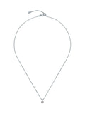 Ted Baker silver tone crystal pendant necklace 48cm (British brand)