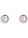 Ted Baker rose gold crystal stud earrings 0.6cm (British brand)