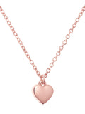 Ted Baker Heart Pendant Necklace Rose Gold Tone 42-47cm (British brand)