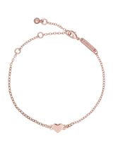 Ted Baker Rose Gold Tone Tiny Heart Adjustable Bracelet 14.5-19.5cm