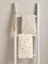 Mamas & Papas x Laura Ashley Safari Cot Mobile with Cleavers Print and Lace Trim - Musical Baby Nursery Mobile