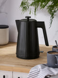 Black sleek electric kettle 1.7 litre - British product